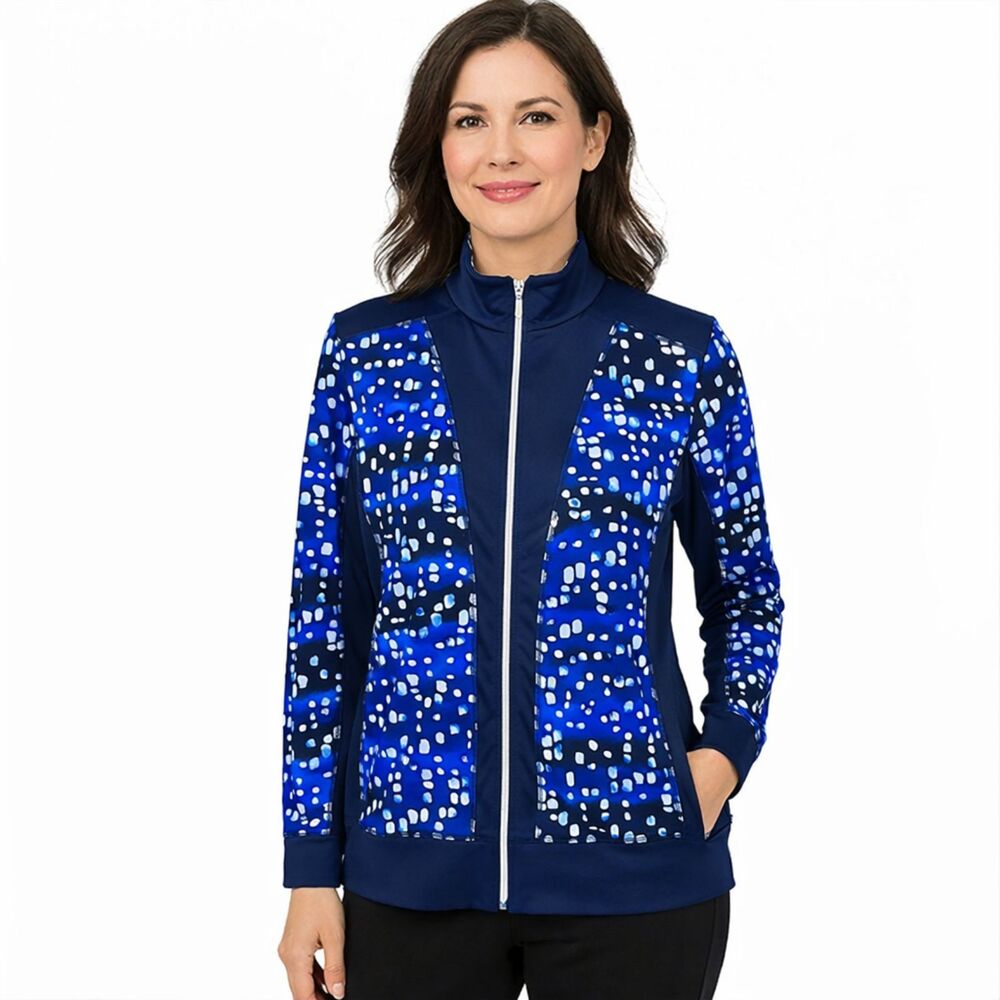 Zenergy By Chico’s Activewear Jacket Size 1 (US8) Stretch